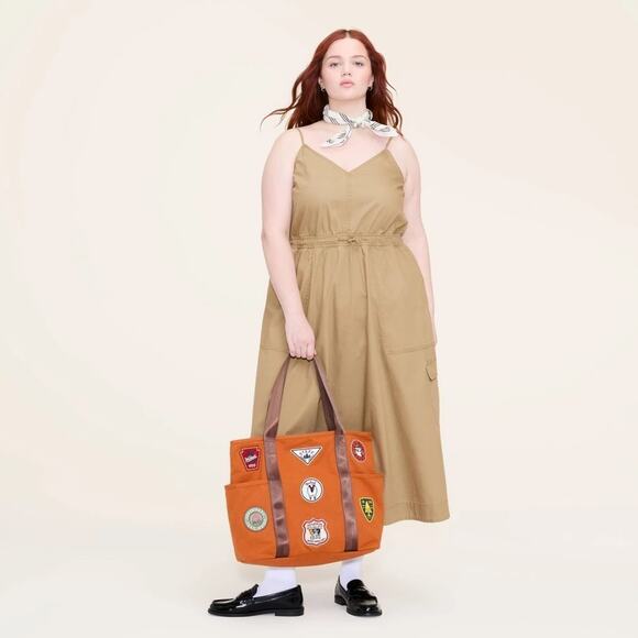 Woolrich Dresses & Skirts - Woolrich X Target Women's Utility MIDI Dress V-Neckline Size 2X Khaki NWT